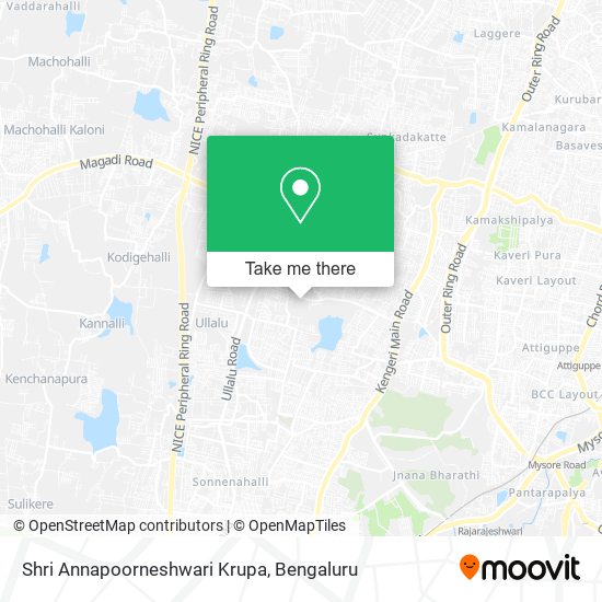 Shri Annapoorneshwari Krupa map
