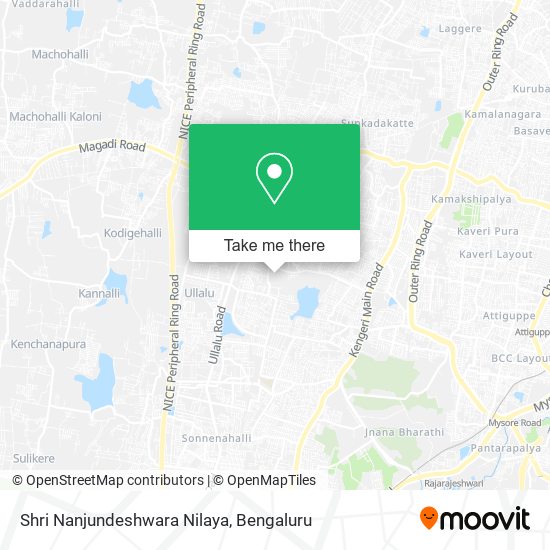 Shri Nanjundeshwara Nilaya map