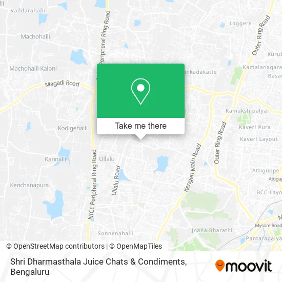 Shri Dharmasthala Juice Chats & Condiments map