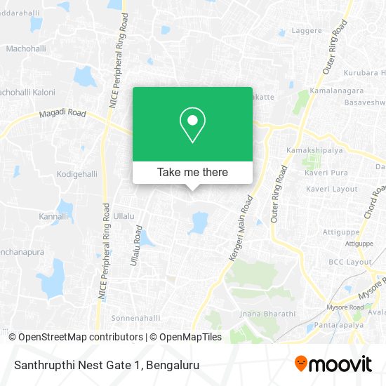 Santhrupthi Nest Gate 1 map
