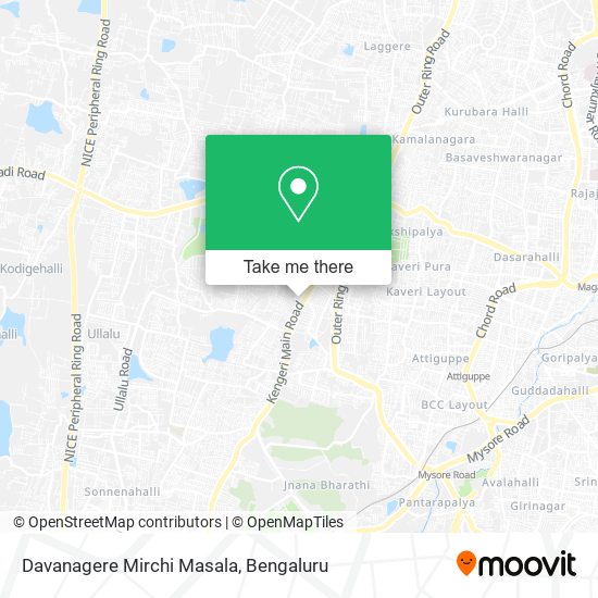 Davanagere Mirchi Masala map