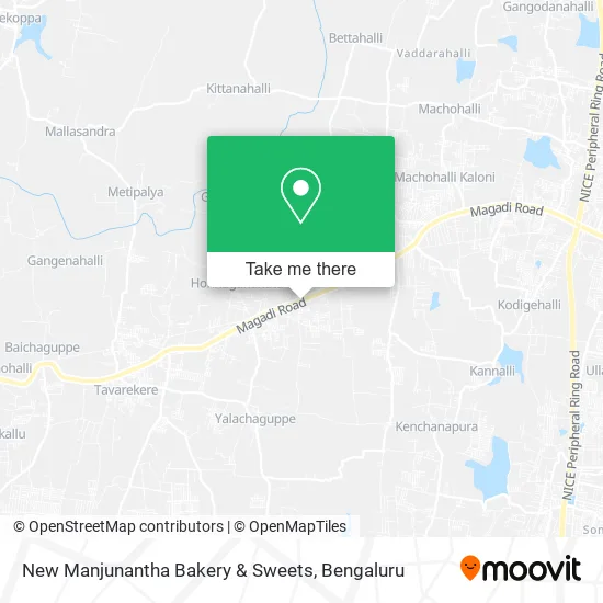New Manjunantha Bakery & Sweets map