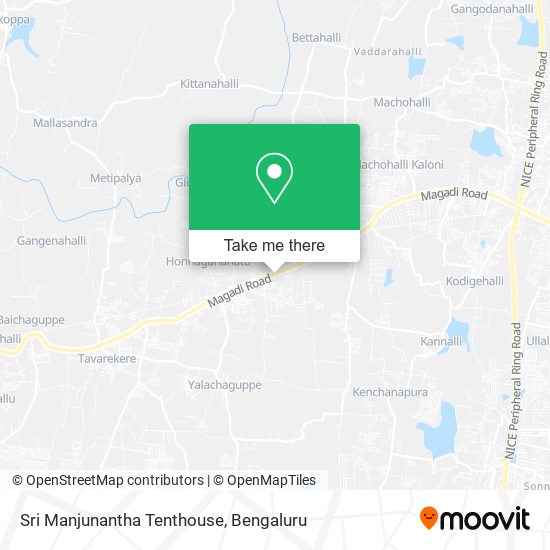 Sri Manjunantha Tenthouse map