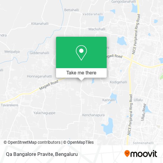 Qa Bangalore Pravite map