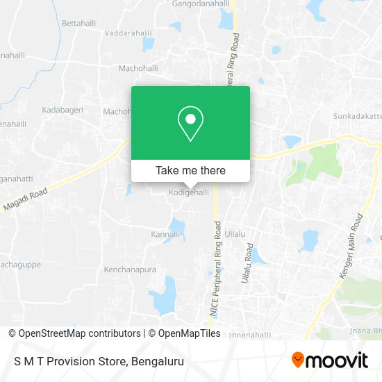 S M T Provision Store map
