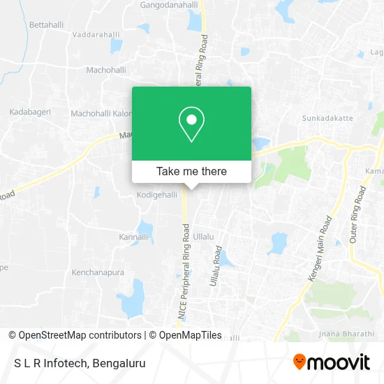 S L R Infotech map