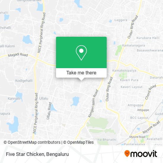 Five Star Chicken map