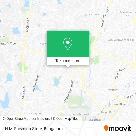 N M Provision Store map