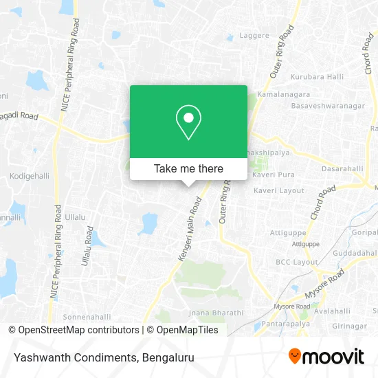 Yashwanth Condiments map