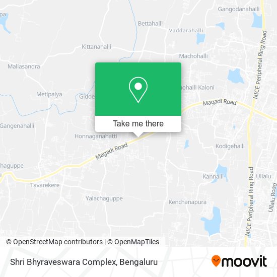 Shri Bhyraveswara Complex map