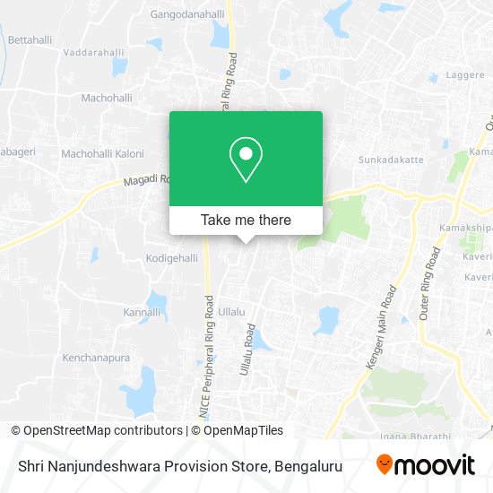 Shri Nanjundeshwara Provision Store map