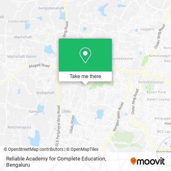 Reliable Academy for Complete Education map