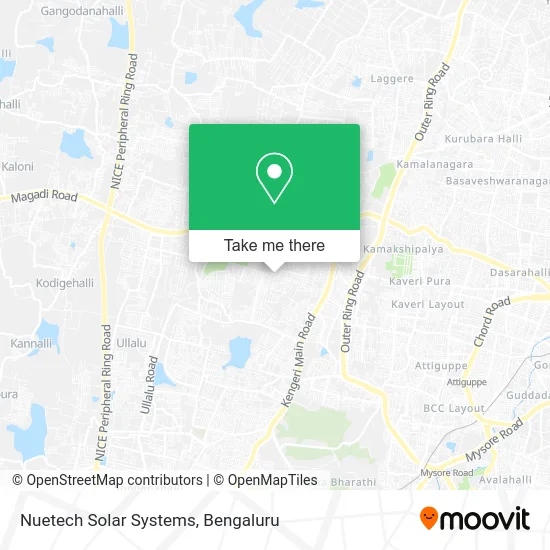 Nuetech Solar Systems map