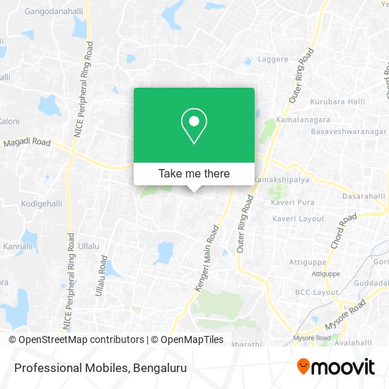 Professional Mobiles map
