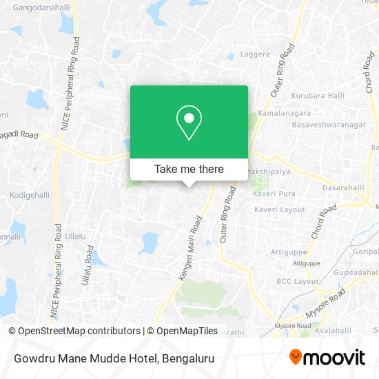 Gowdru Mane Mudde Hotel map