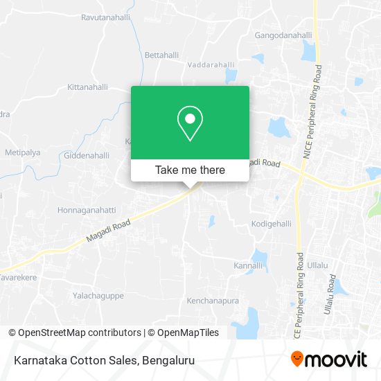 Karnataka Cotton Sales map