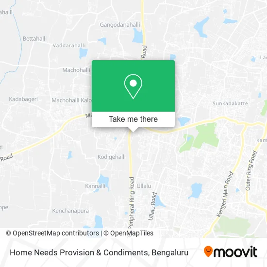 Home Needs Provision & Condiments map