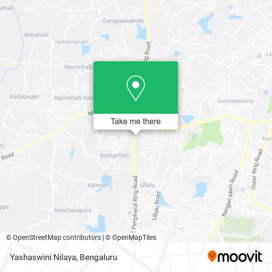 Yashaswini Nilaya map