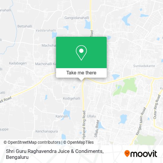 Shri Guru Raghavendra Juice & Condiments map