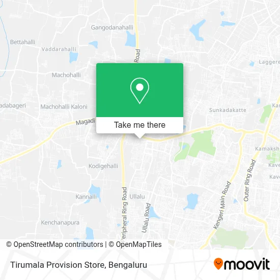 Tirumala Provision Store map