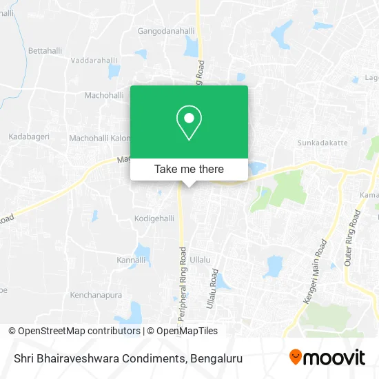 Shri Bhairaveshwara Condiments map