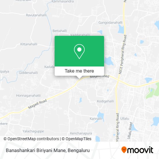 Banashankari Biriyani Mane map