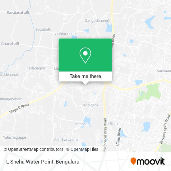 L Sneha Water Point map