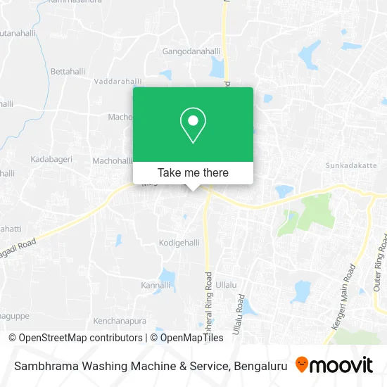 Sambhrama Washing Machine & Service map