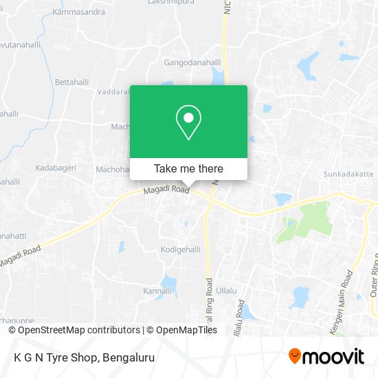 K G N Tyre Shop map