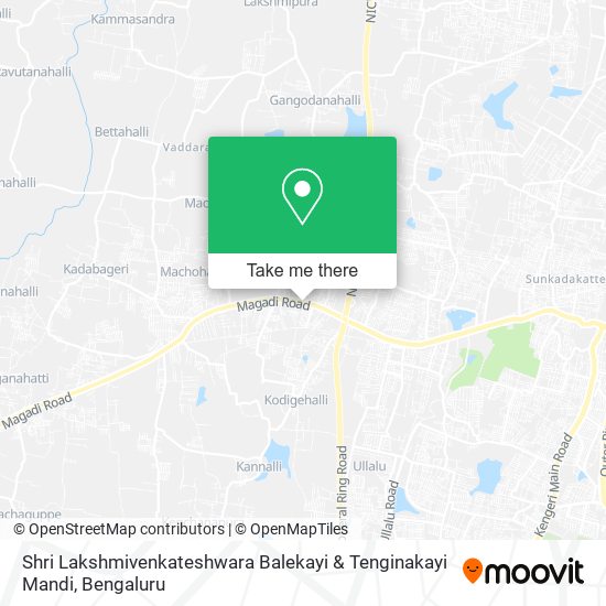 Shri Lakshmivenkateshwara Balekayi & Tenginakayi Mandi map
