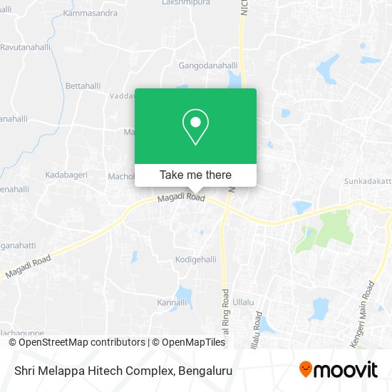 Shri Melappa Hitech Complex map