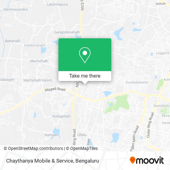 Chaythanya Mobile & Service map