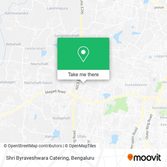 Shri Byraveshwara Catering map