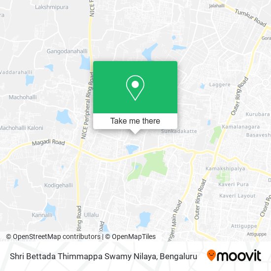 Shri Bettada Thimmappa Swamy Nilaya map