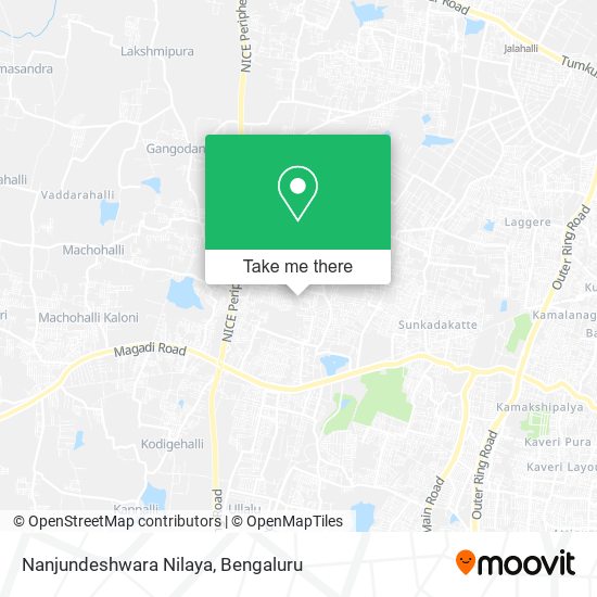 Nanjundeshwara Nilaya map