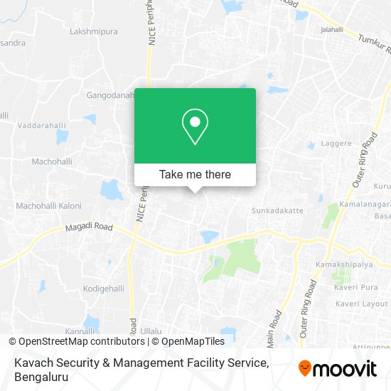 Kavach Security & Management Facility Service map