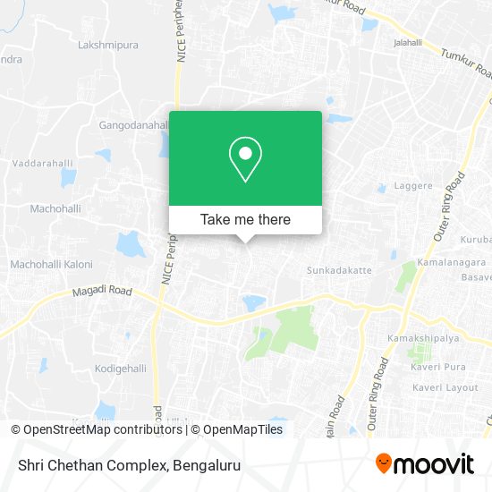 Shri Chethan Complex map