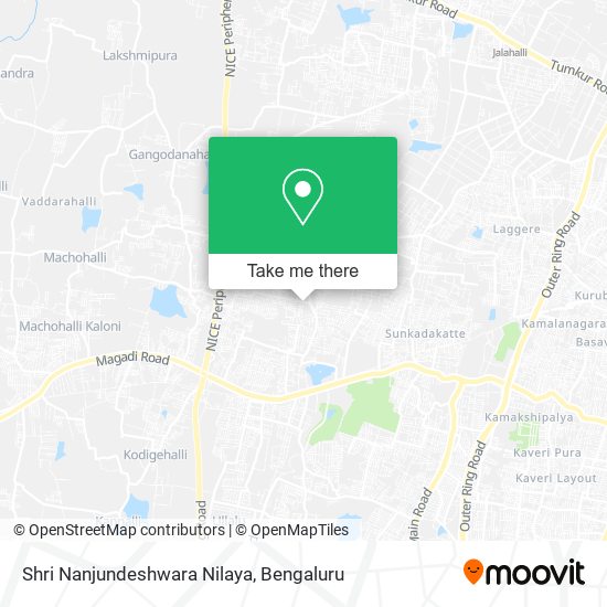 Shri Nanjundeshwara Nilaya map