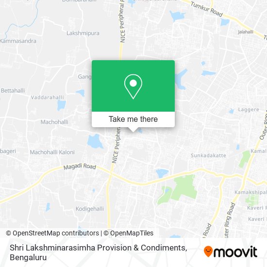 Shri Lakshminarasimha Provision & Condiments map