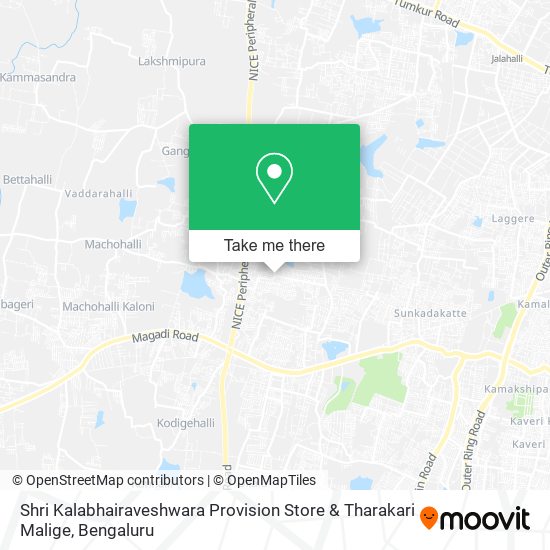 Shri Kalabhairaveshwara Provision Store & Tharakari Malige map