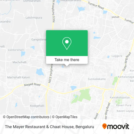 The Mayer Restaurant & Chaat House map