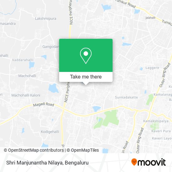 Shri Manjunantha Nilaya map