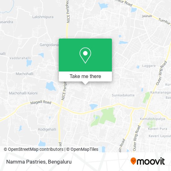 Namma Pastries map