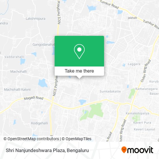 Shri Nanjundeshwara Plaza map