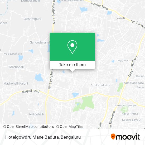 Hotelgowdru Mane Baduta map