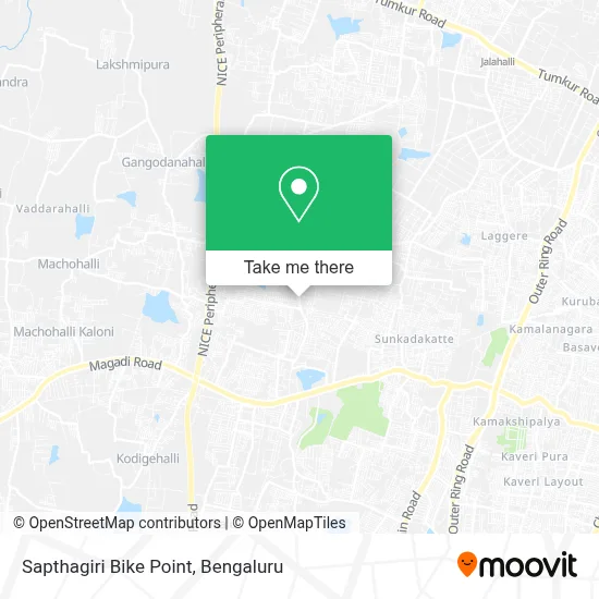 Sapthagiri Bike Point map