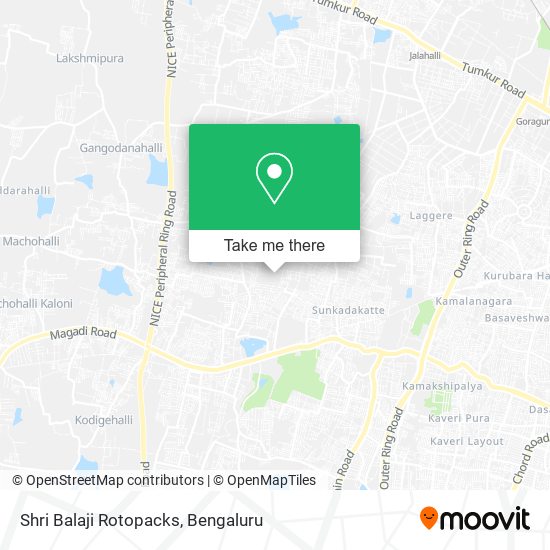 Shri Balaji Rotopacks map