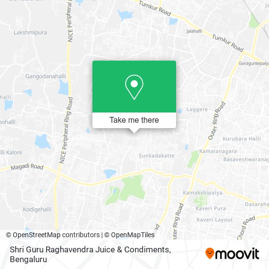 Shri Guru Raghavendra Juice & Condiments map