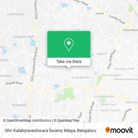 Shri Kalabyraveshwara Swamy Nilaya map