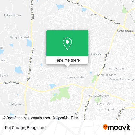 Raj Garage map